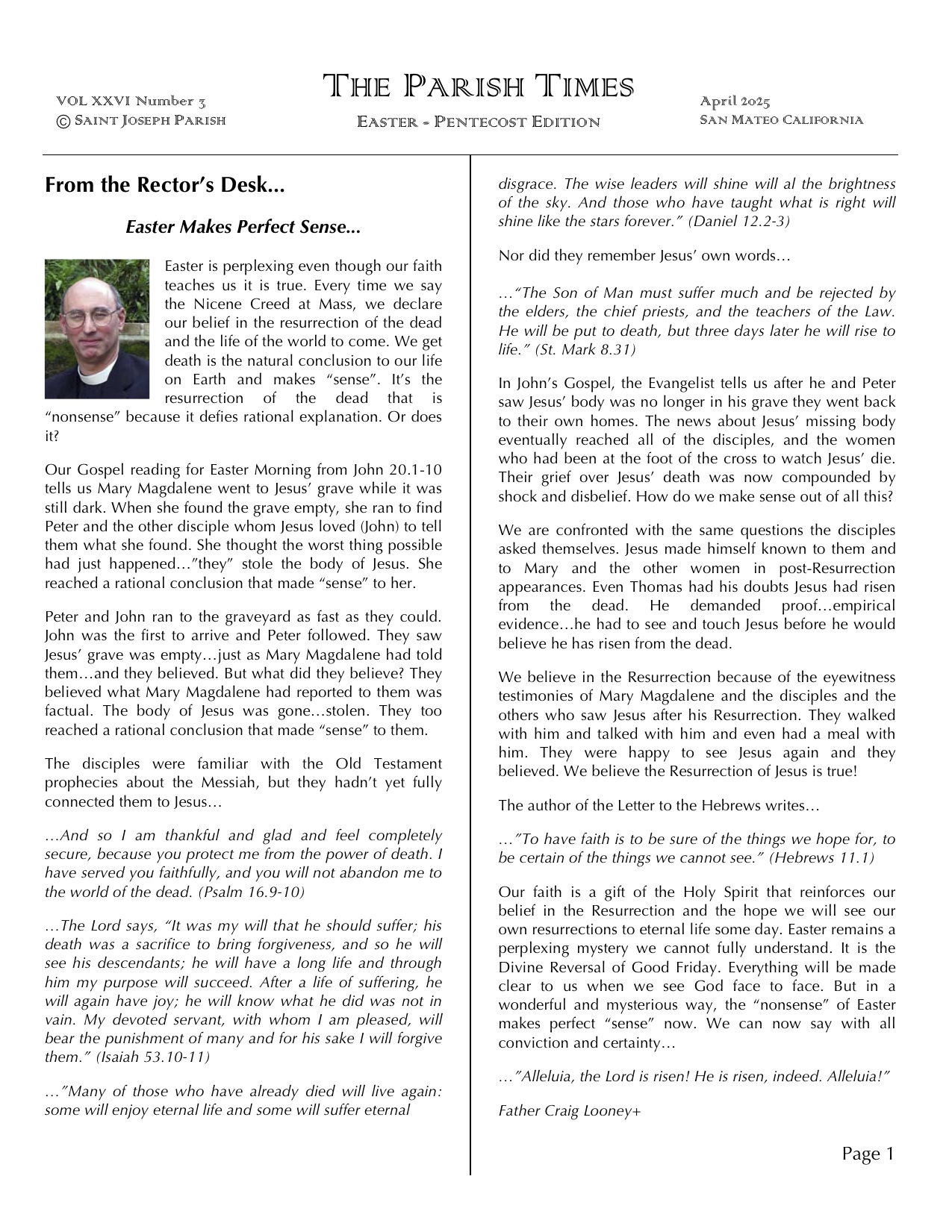 Parish Times - Easter